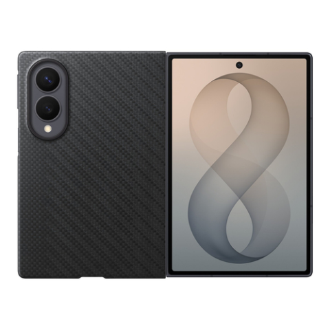 Samsung Z Fold 8 Original Carbon Magnet Case+2бр протектор 