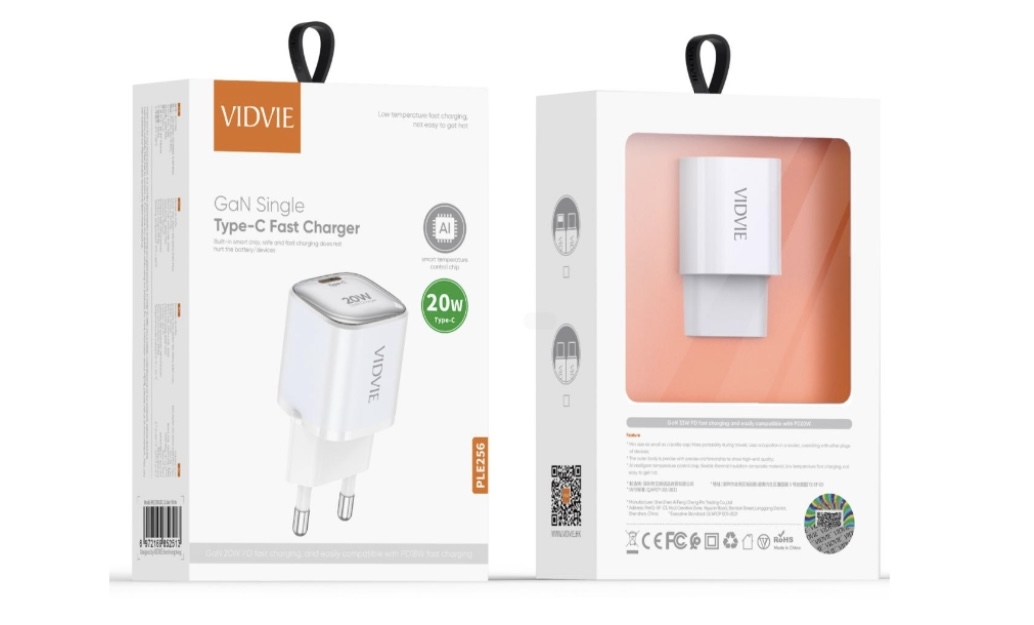 Зарядно устройство VIDVIE PLE256 220V 60W C-C