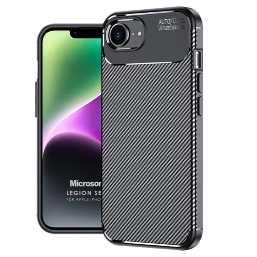 iPhone 16e Силиконов гръб Plaid