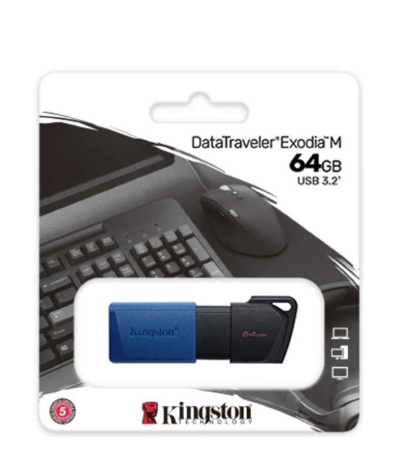 USB FLASH KINGSTON EXODIA M 64GB USB 3.2 