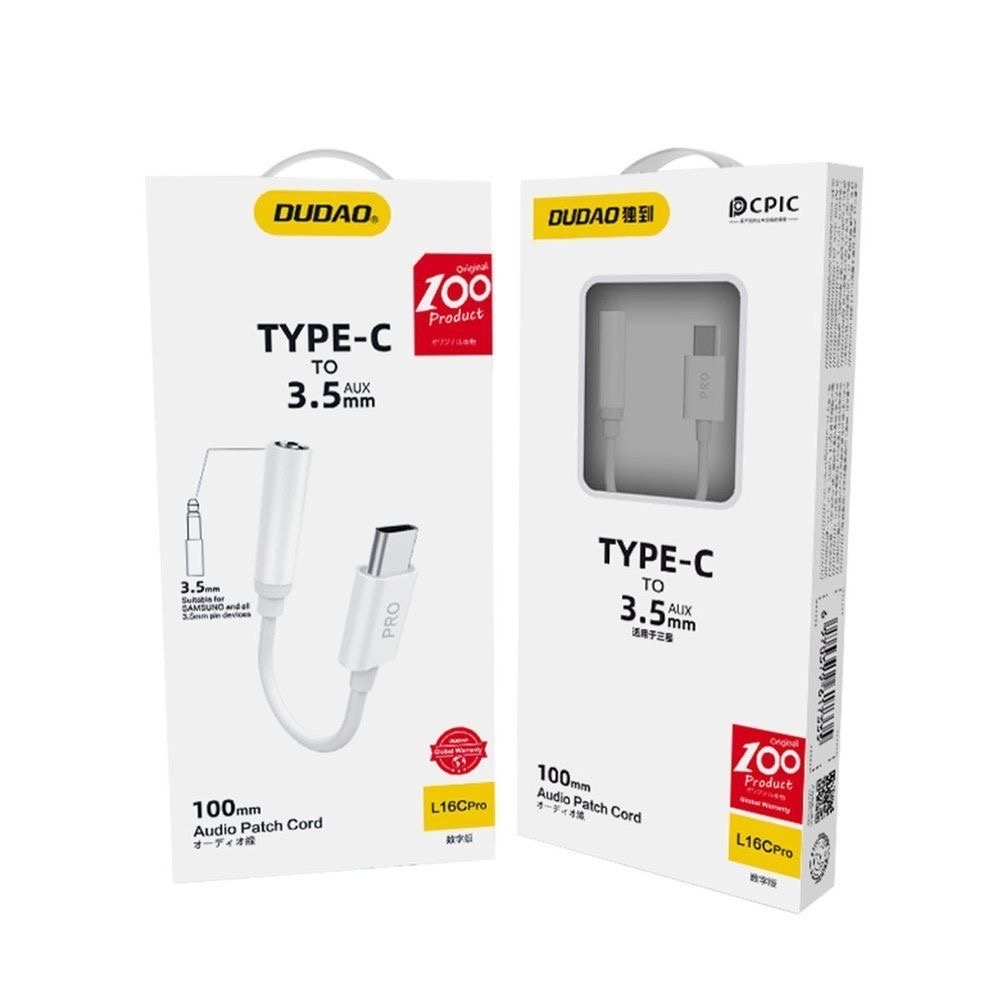 Dudao адаптер L16CPRO USB to 3.5mm jack