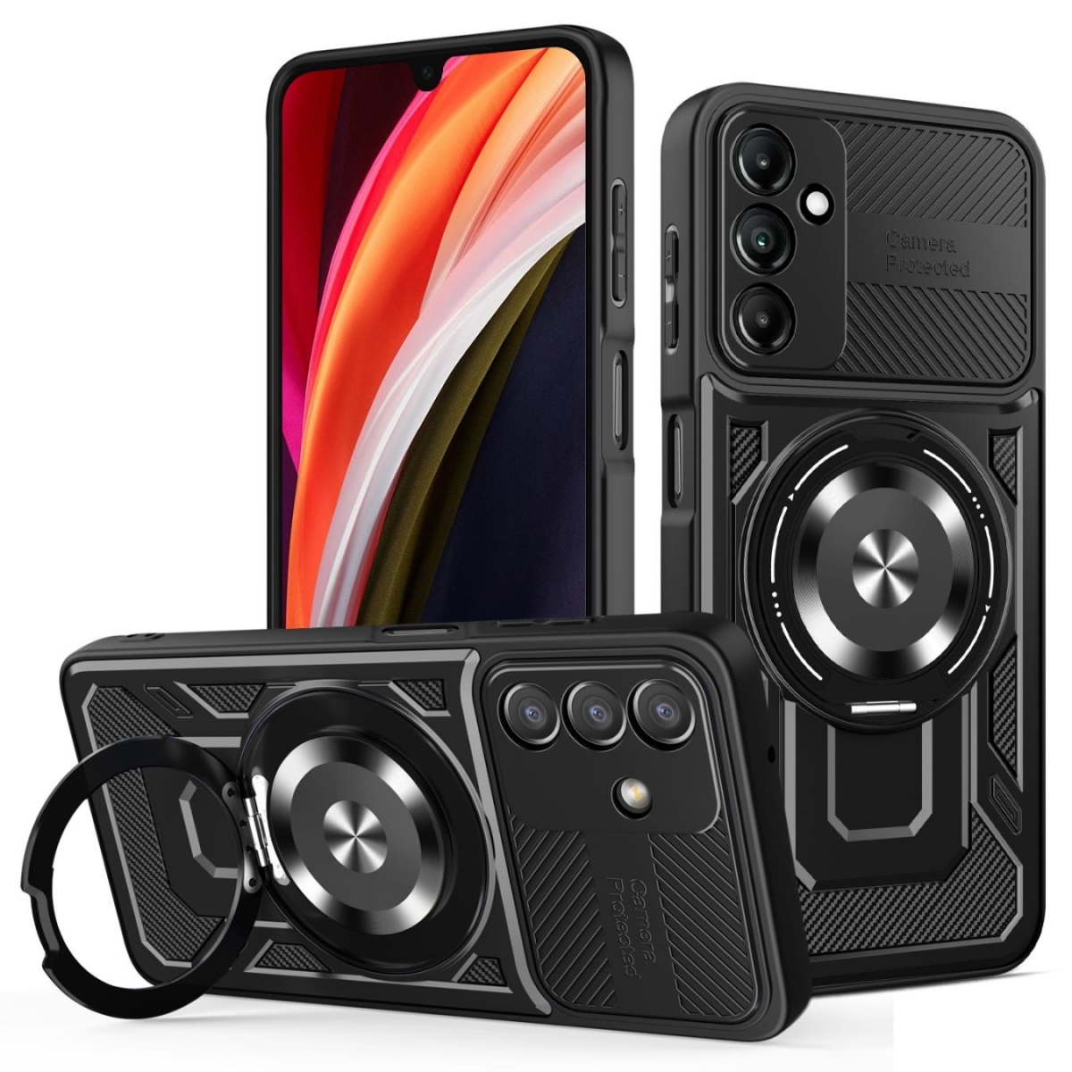 Samsung A16 Ring Armor Mag Case