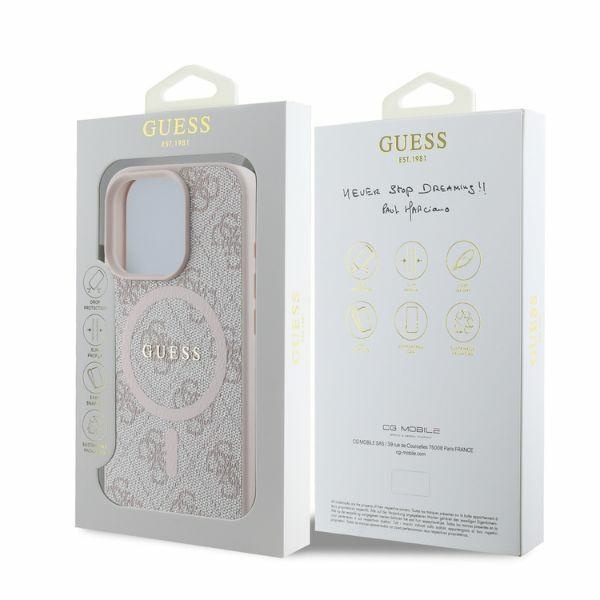 iPhone 16 Pro GUESS RING CLASSIC LOGO MAG SAFE CASE
