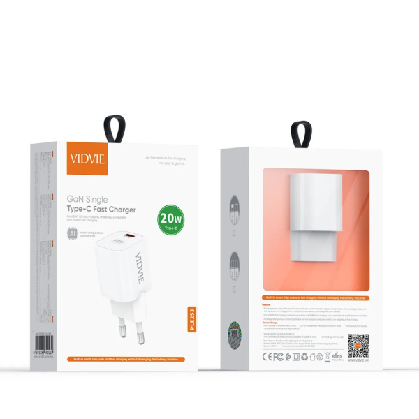 Зарядно устройство VIDVIE PLE253 220V 60W TC-TC