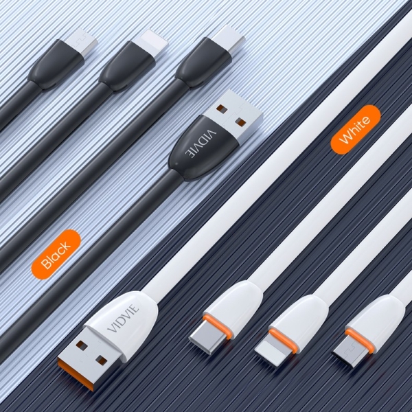 USB кабел VIDVIE CB411 USB to Type C 2.1A 1m