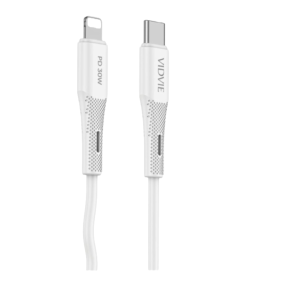 USB кабел VIDVIE CB4032 Type C to lightning 30W 1m