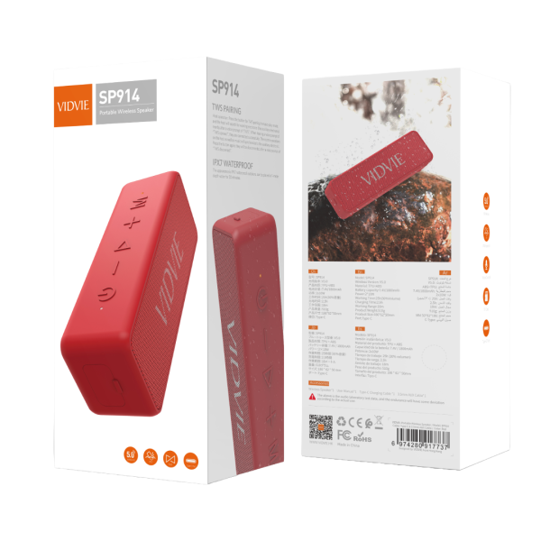 VIDVIE SP914 BLUETOOTH SPEAKER 