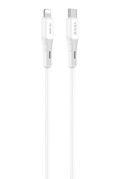 USB кабел VIDVIE CB4032 Type C to lightning 30W 1m