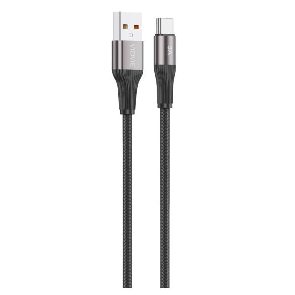 USB кабел VIDVIE CB4038 USB to Type C 5V/3A 1m