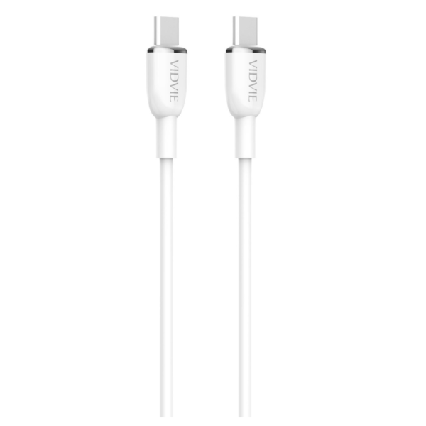 USB кабел VIDVIE CB4012 Type C to Type C 60W 1.2m