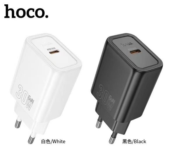 Накрайник адаптер 220V HOCO N62 Type C-port 30W