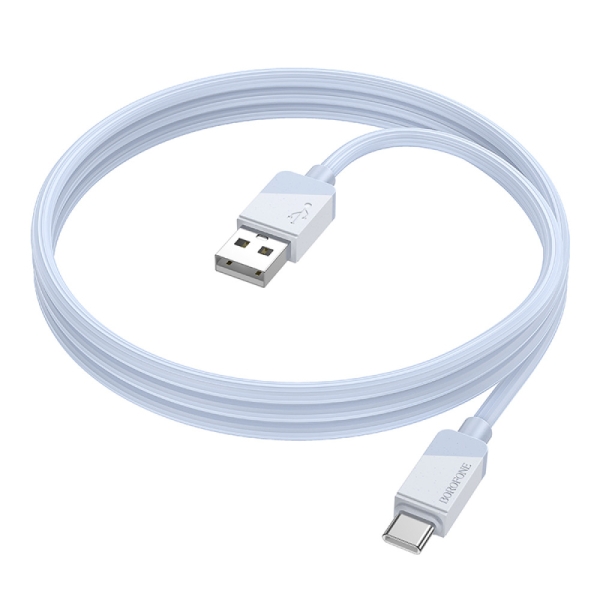 USB кабел BOROFONE BX107 USB to Type C 3A 1m