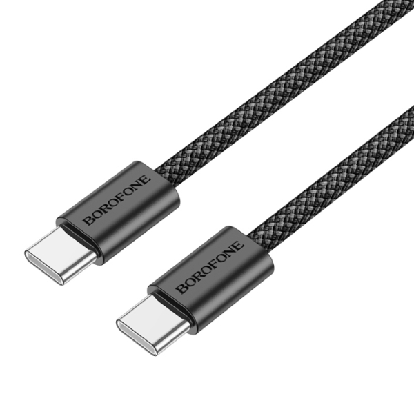USB кабел BOROFONE BX104 Type C to Type C 60W 1m