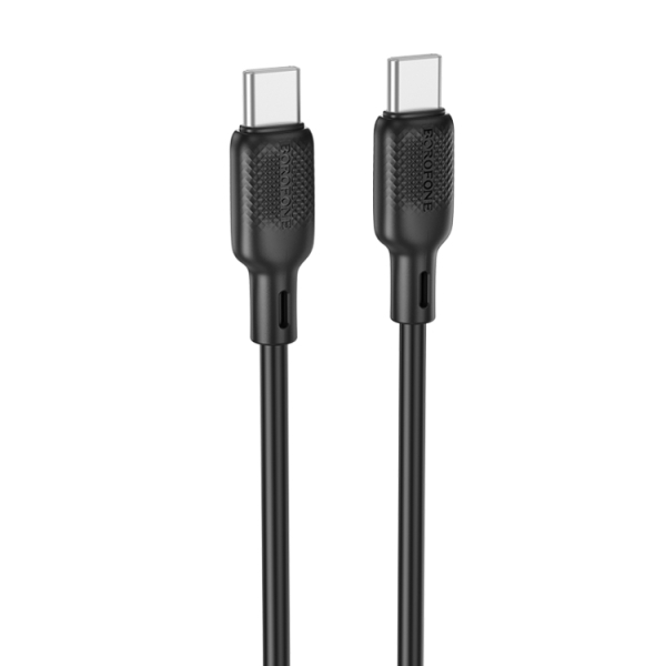 USB кабел BOROFONE BX113 Type C to Type C 60W 1m