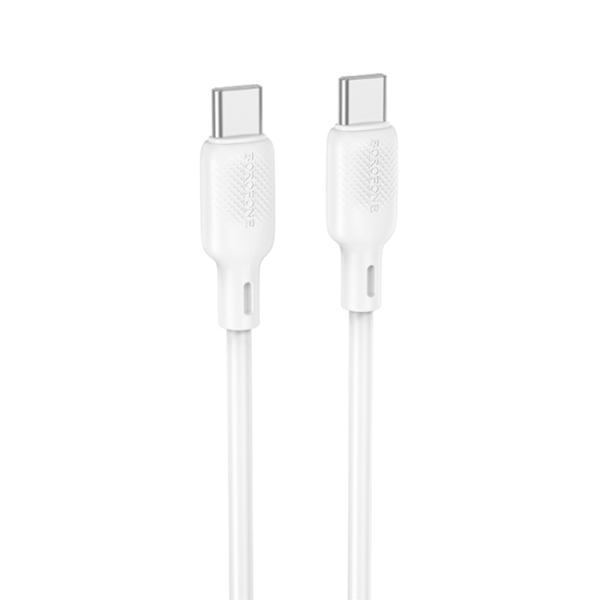 USB кабел BOROFONE BX113 Type C to Type C 60W 1m