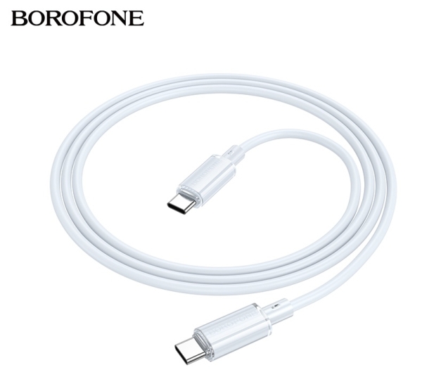USB кабел BOROFONE BX112 Type C to Type C 60W 1m