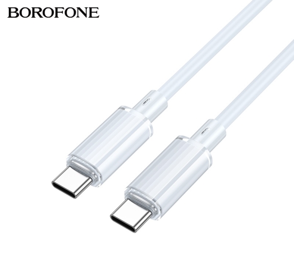 USB кабел BOROFONE BX112 Type C to Type C 60W 1m
