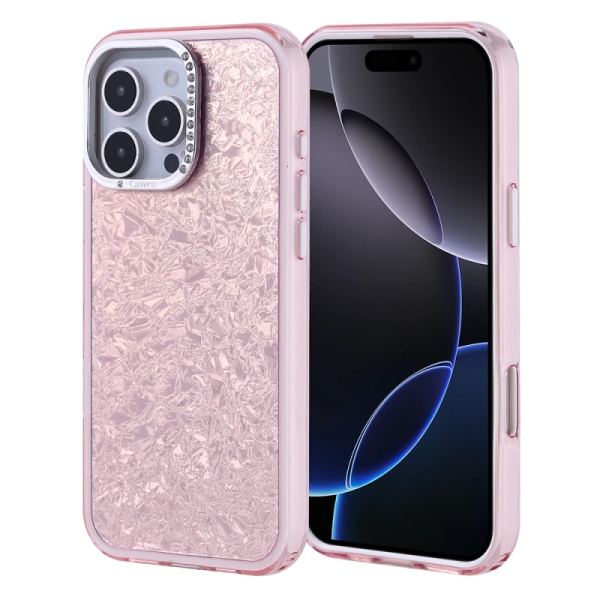 iPhone 16 Pro Max Marble Glitter Case