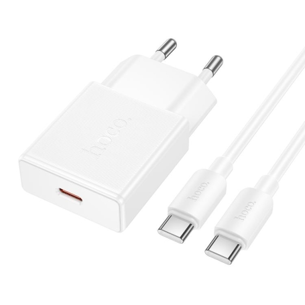 Зарядно устройство HOCO N74 Speed single-port PD25W ultra-thin charger set Type C to Type C