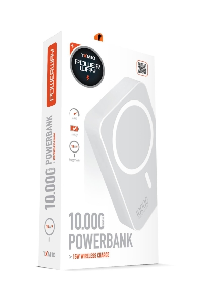 Powerway 10000 mAh PD 15W MagSafe Wireless charger 