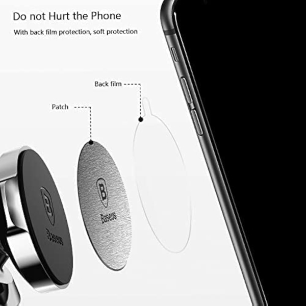 Baseus 2Pcs Set Magnetic Bracket Iron Kit for Magnetic Car Phone Holder 