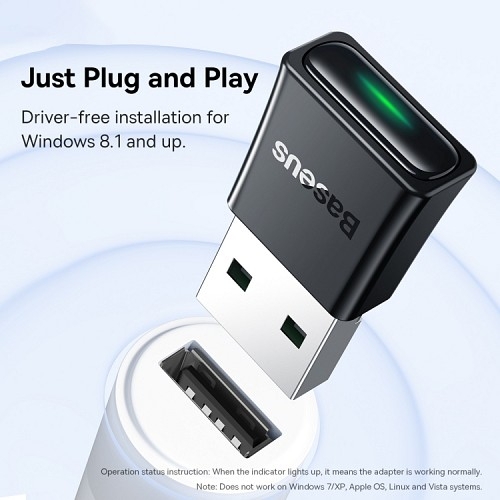 Baseus BA07 Bluetooth 5.3 USB Bluetooth Adapter
