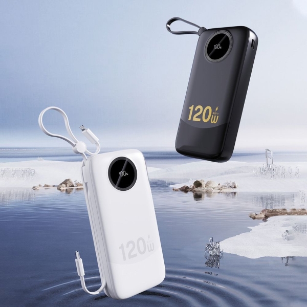 Dudao K13 Pro 20000mAh Powerbank with Built-in Cable