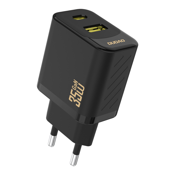 Накрайник адаптер Dudao 220V A27 35W USB-A, USB-C 