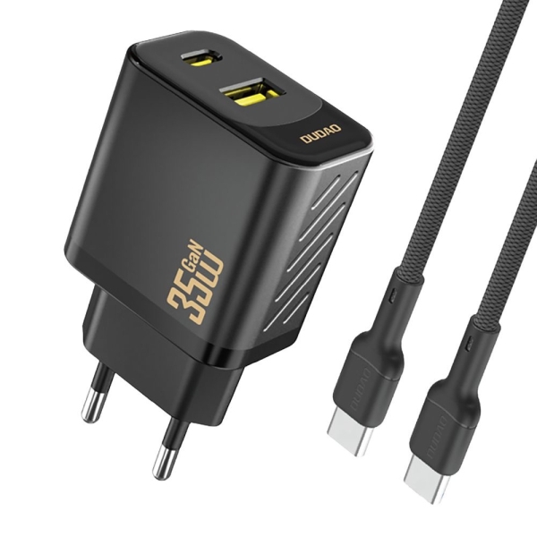 Зарядно устройство 220V Dudao A27 35W USB-A, USB-C cable Type C