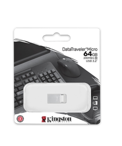 USB FLASH KINGSTON MICRO 64GB 200MB/s USB 3.2 