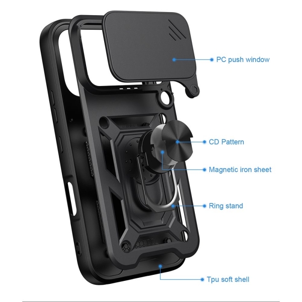 Honor 600 Pro Ring Armor Case