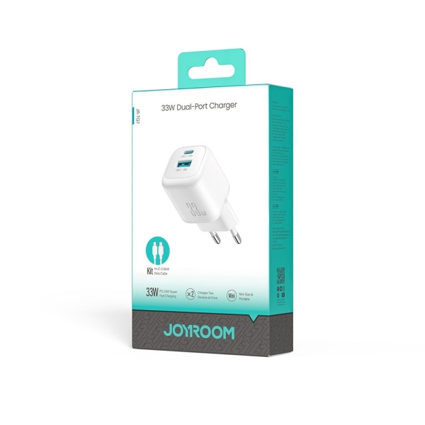 Зарядно устройство JOYROOM 33W USB-A/USB C кабел Type C