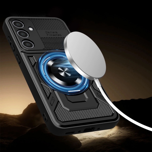 Samsung A16 Ring Armor Mag Case