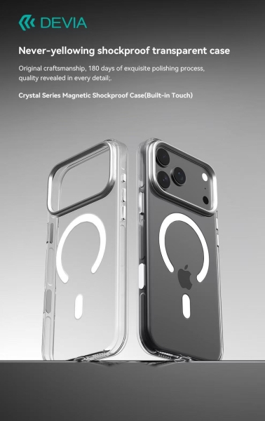 iPhone 18 Pro Max / iPhone 17 Pro Max DEVIA CRYSTAL SERIES 